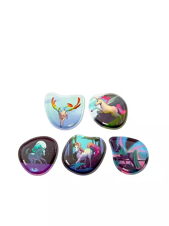 ERGOBAG | Set de 5 Kletties Contour Amis Dragons | bunt